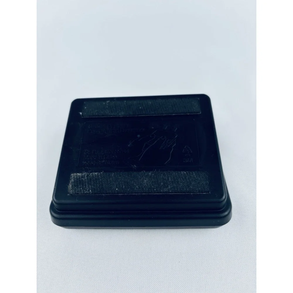 Vintage POST-IT Note Refill Dispenser - Black Sand‎ Filled -  R-330